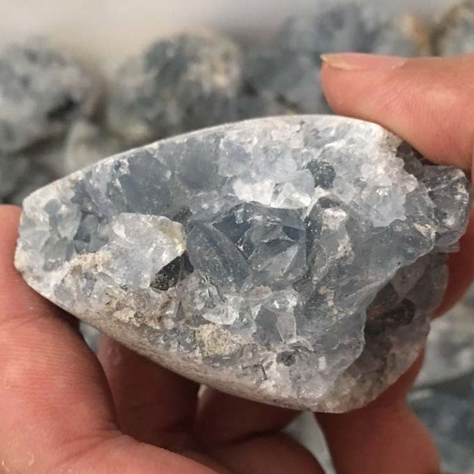 1000 grams mixed Natural crystal Celestite specimen crystal cave mineral crystal