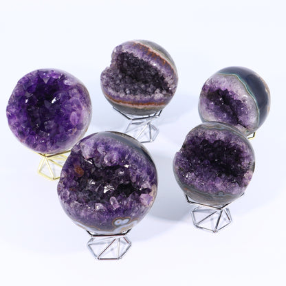 Natural Crystal Amethyst Crystal Cluster Open Smile Amethyst Cave Gathering Form